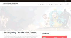 Desktop Screenshot of microgaming-casino.org