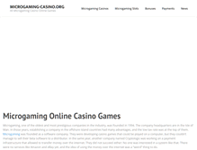 Tablet Screenshot of microgaming-casino.org